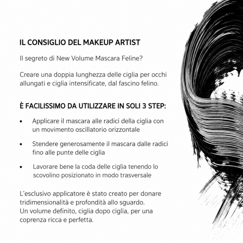 Mascara Feline | Volume Intenso e Curvatura Estrema
